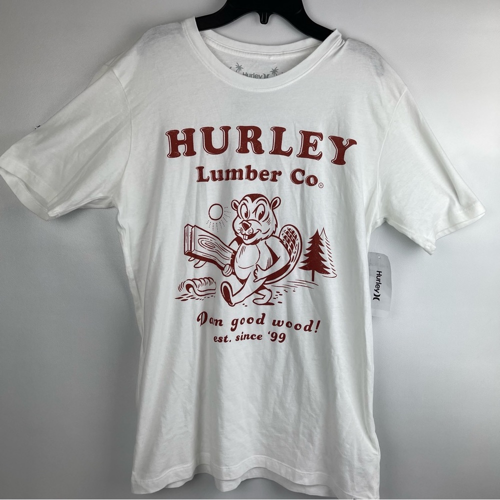 Hurley mens Lumber Company tee.‎  NWT size Small.